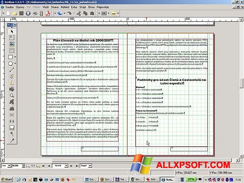 Képernyőkép Scribus Windows XP