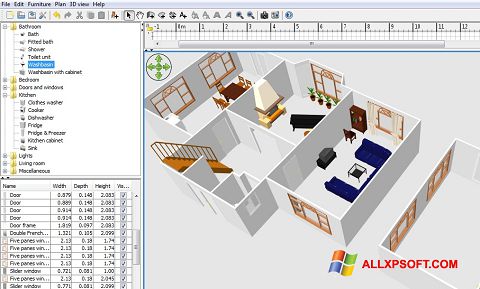 Képernyőkép FloorPlan 3D Windows XP