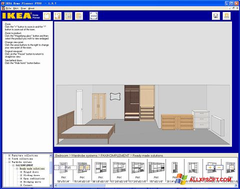 Képernyőkép IKEA Home Planner Windows XP