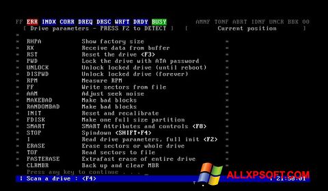 Képernyőkép MHDD Windows XP