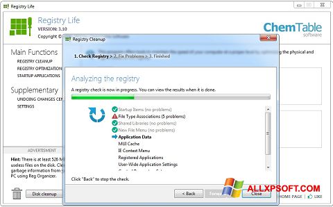 Képernyőkép Registry Life Windows XP