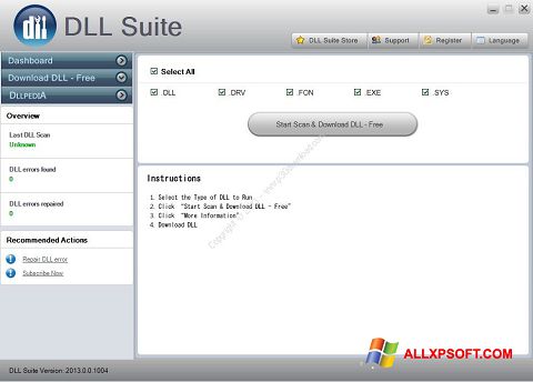 Képernyőkép DLL Suite Windows XP