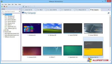 Képernyőkép VMware Workstation Windows XP