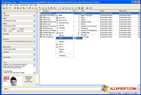Képernyőkép Mp3tag Windows XP