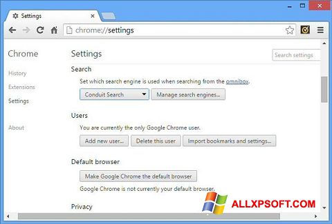 Képernyőkép Chrome Cleanup Tool Windows XP