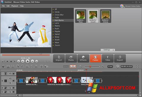 Képernyőkép Movavi Video Suite Windows XP