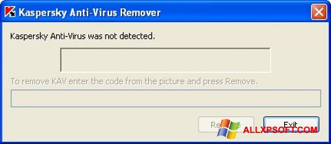 Képernyőkép KAVremover Windows XP
