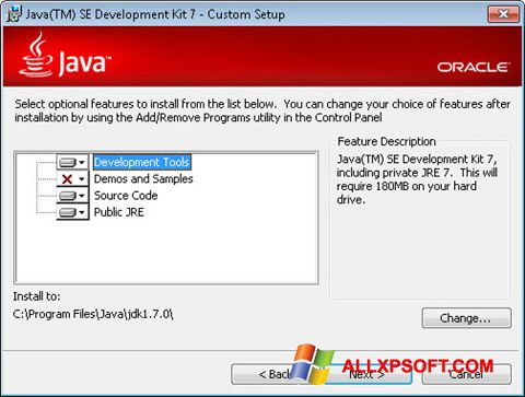 Képernyőkép Java SE Development Kit Windows XP