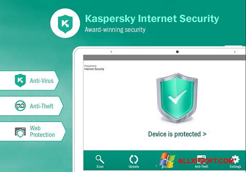 Képernyőkép Kaspersky Internet Security Windows XP