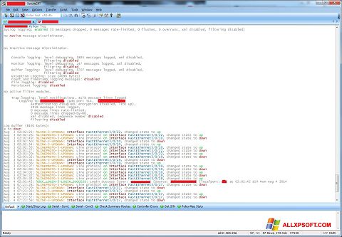 Képernyőkép SecureCRT Windows XP