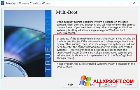 Képernyőkép MultiBoot Windows XP