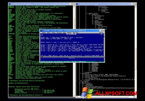 Képernyőkép QBasic Windows XP